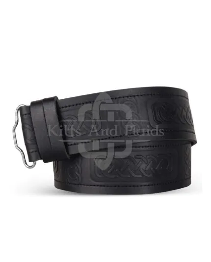 Celtic Knots Vertical Embossed Belt
