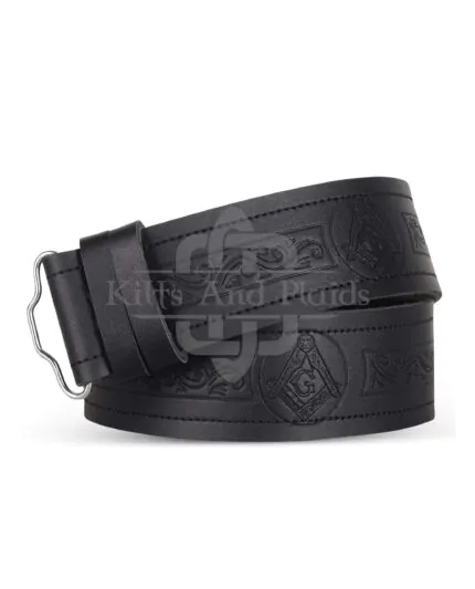 Masonic Embossed Belt
