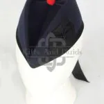 Navy Blue Wool Plain Glengarry Cap