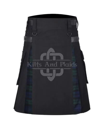 Black Watch Cotton Hybrid Utility Kilt
