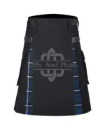Blue Douglas Cotton Hybrid Utility Kilt
