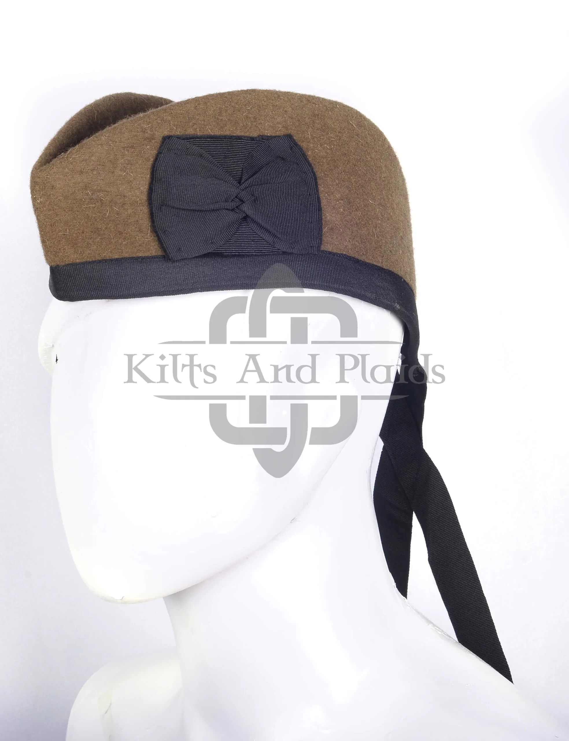 Canadian Khaki Wool Glengarry Hat