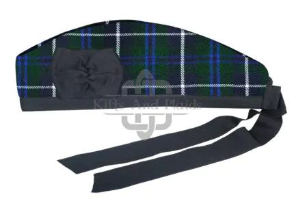 Douglas Blue Tartan Cap