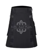 Gray Watch Cotton Hybrid Utility kilt