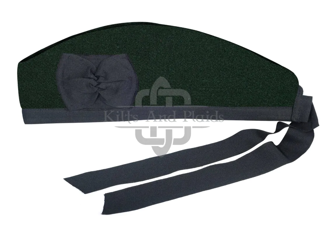 Solid Green Tartan Cap