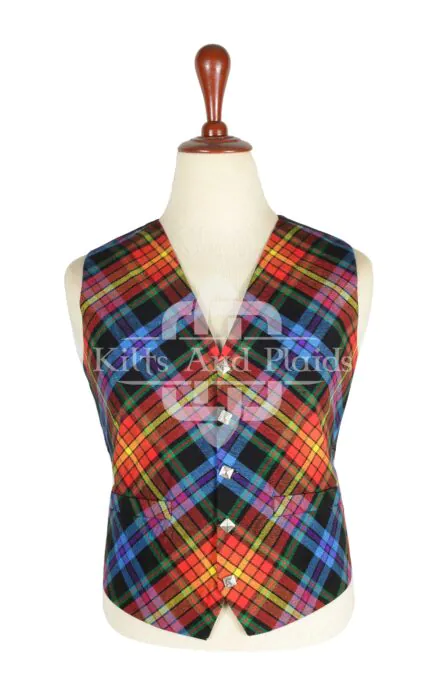 LGBTQ Pride Tartan Vest