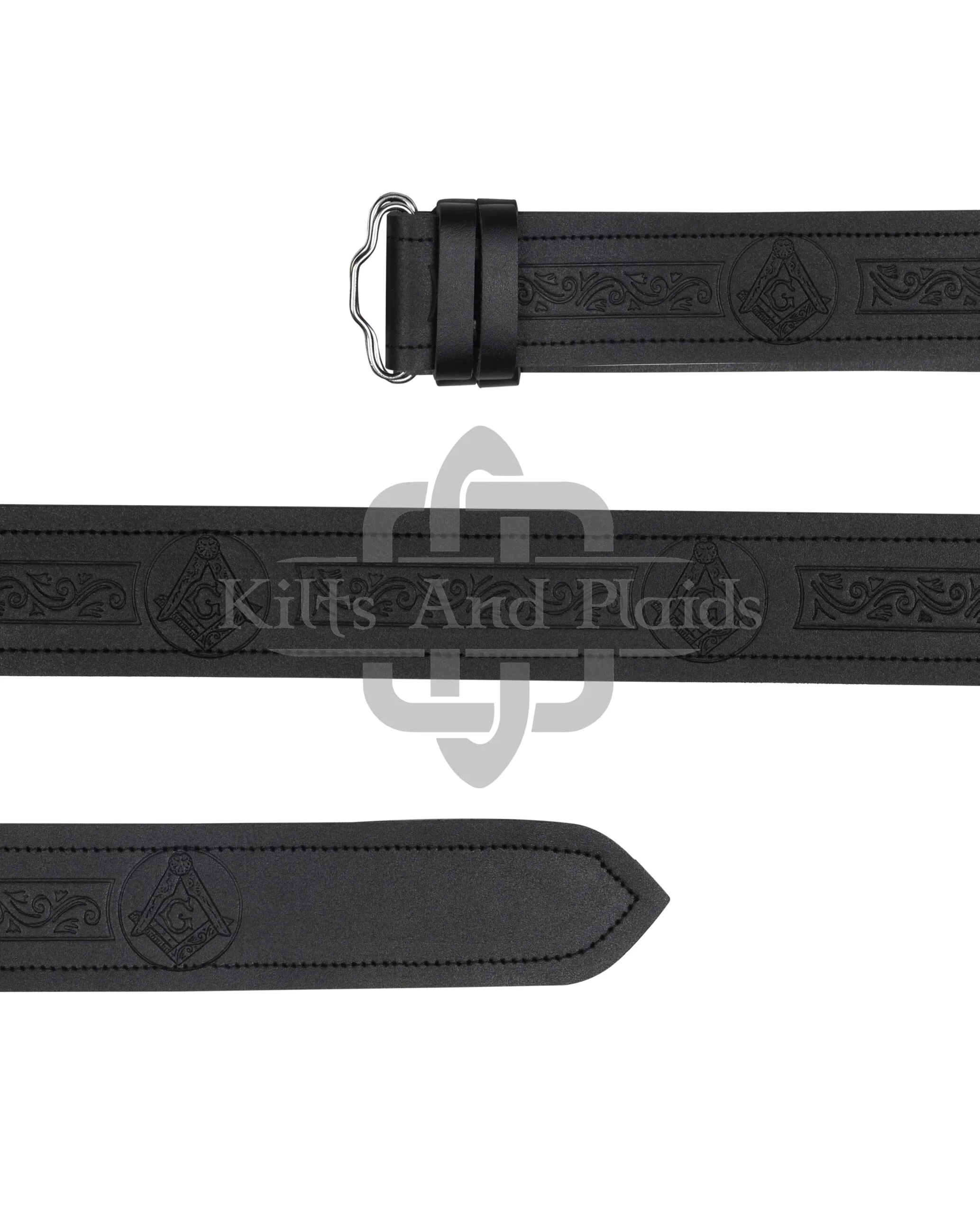 Masonic Embossed Kilt Belt - Image 2