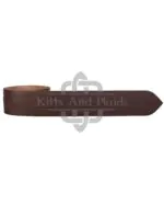 Trinity Knots Embossed Brown Kilt Belt - Image 2