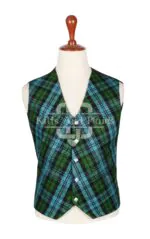 Anderson Tartan Bias Cut Vest - Image 3
