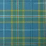 All Ireland Blue Irish Tartan Fabric