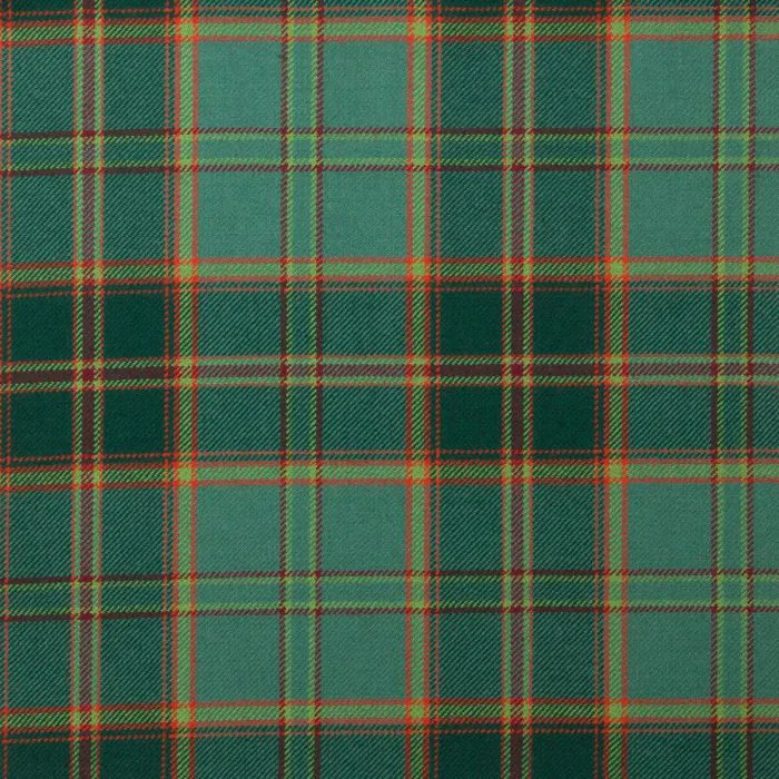 All Ireland Green Irish Tartan Fabric