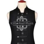 Black Gothic Wool Vest