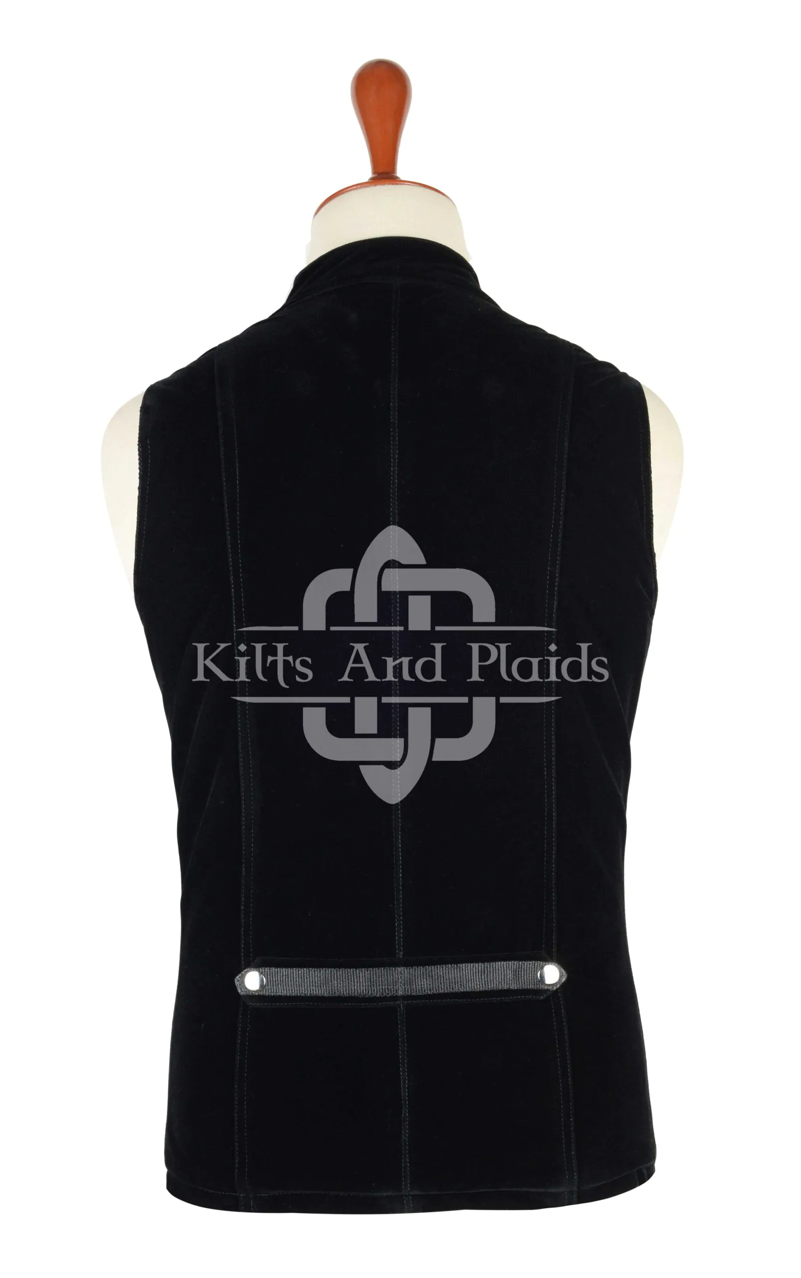 Black Velvet Punk Rock Vest