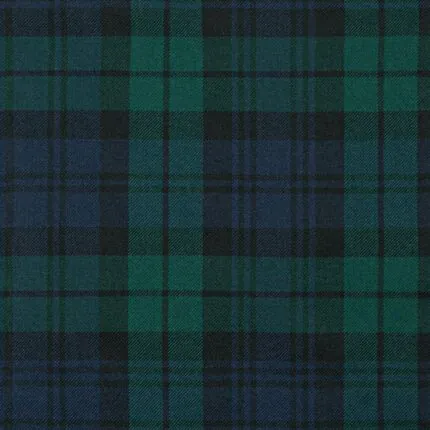Black Watch Modern Tartan Fabric