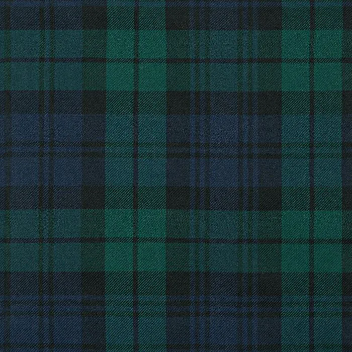 Black Watch Modern Tartan Fabric