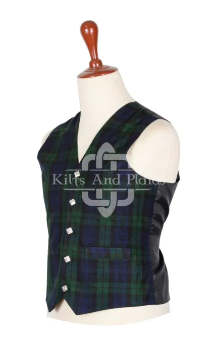 Black Watch Tartan Vest