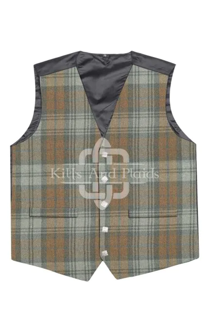 Black Watch Weathered Tartan Argyll Vest