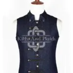 Blue Denim Punk Rock Vest