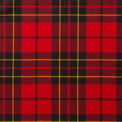 Brodie Red Modern Tartan Fabric