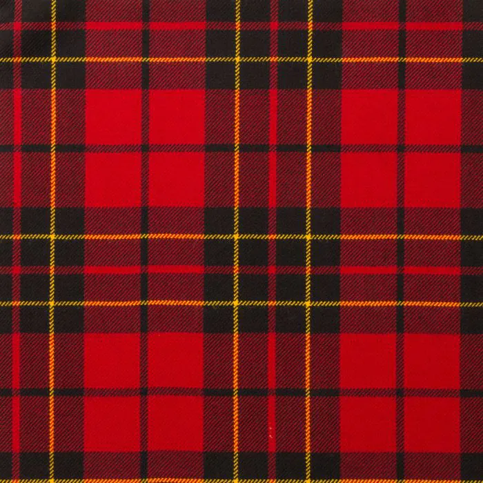 Brodie Red Modern Tartan Fabric