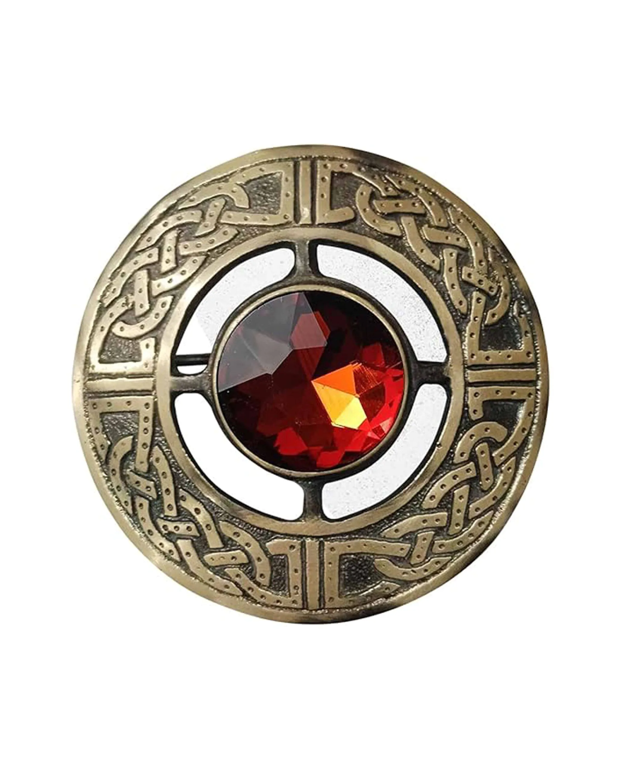 Scottish Antique Brown Brooch