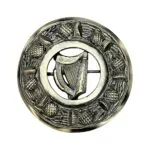Scottish Antique Harp Brooch