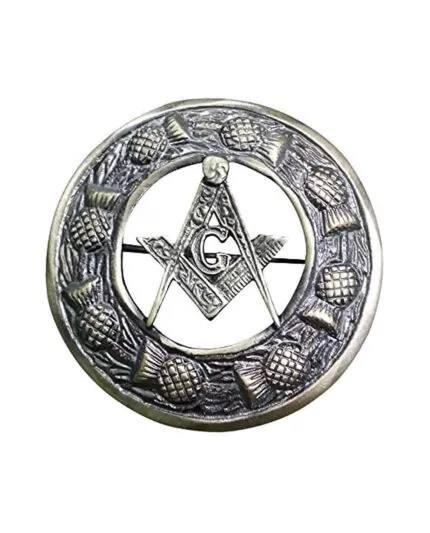 Scottish Antique Brooch Masonic Brooch