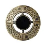 Scottish Antique Black Brooch