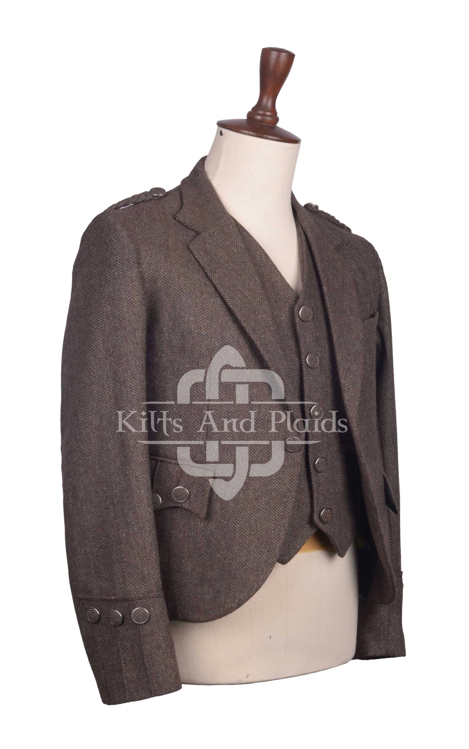 Brown Tweed Argyll Jacket