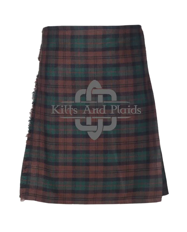 Brown Watch Tartan 8 yard Kilt
