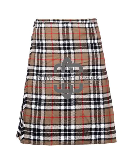 Camel Thompson Tartan 8 yard Kilt