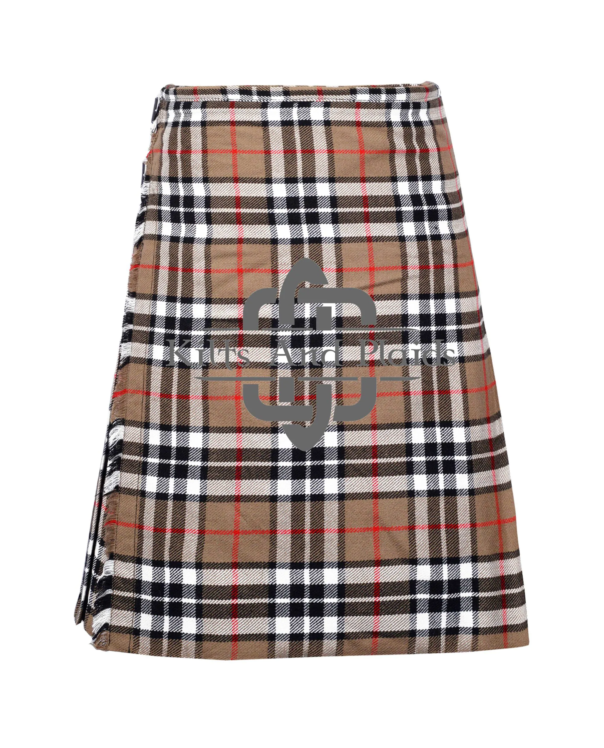 Camel Thompson Tartan 8 yard Kilt