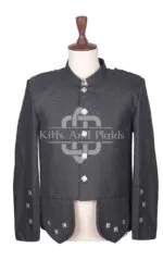 Gray Serge Wool Kenmore Doublet Jacket