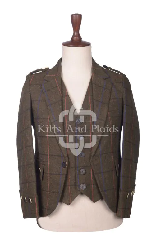 Country Brown Tweed Argyll Jackets