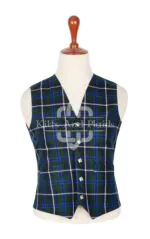 Douglas Blue Tartan Vest