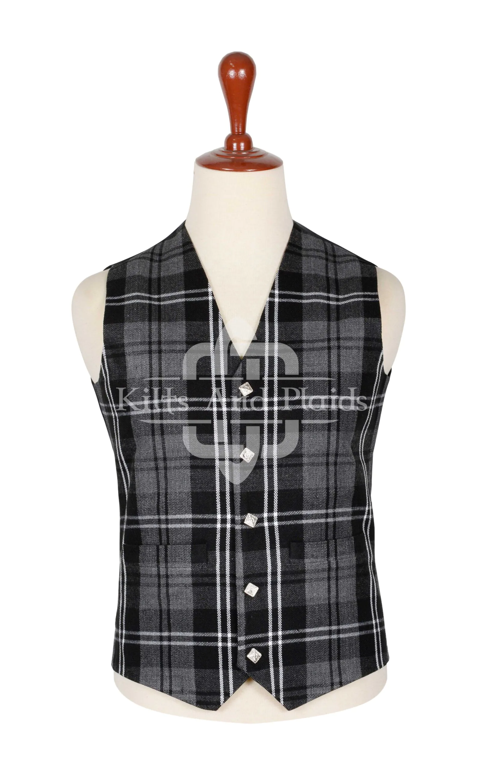 Granite Tartan Vest