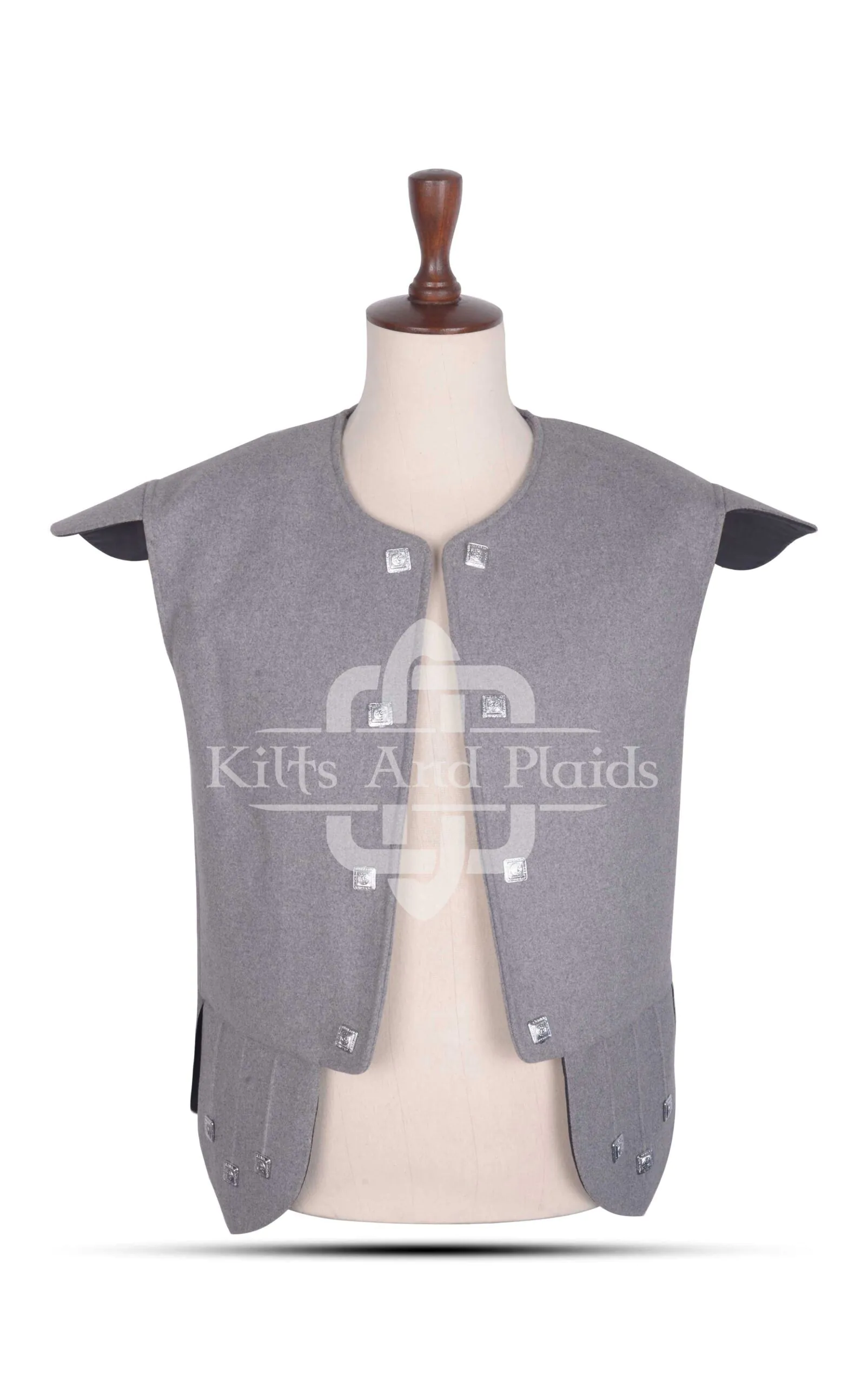 Gray Jacobite Chieftain Vest