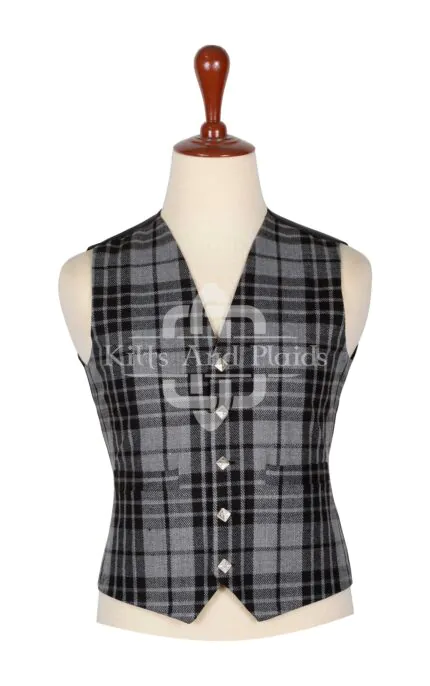 Gray Watch Tartan Vest