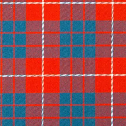 Hamilton Red Ancient Tartan Fabric