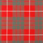 Hamilton Red Weathered Tartan Fabric