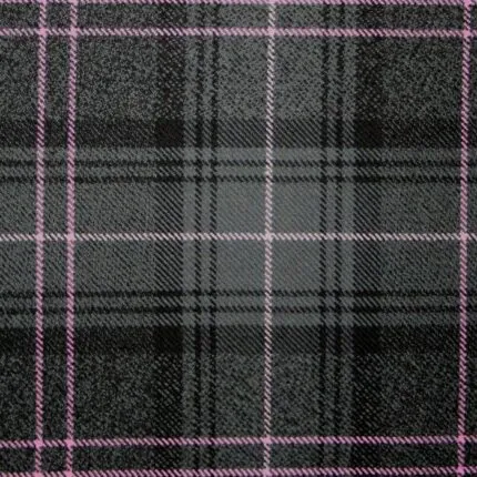 Highland Granite Pink Tartan Fabric