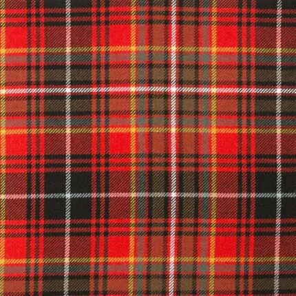 Innes Red Weathered Tartan Fabric