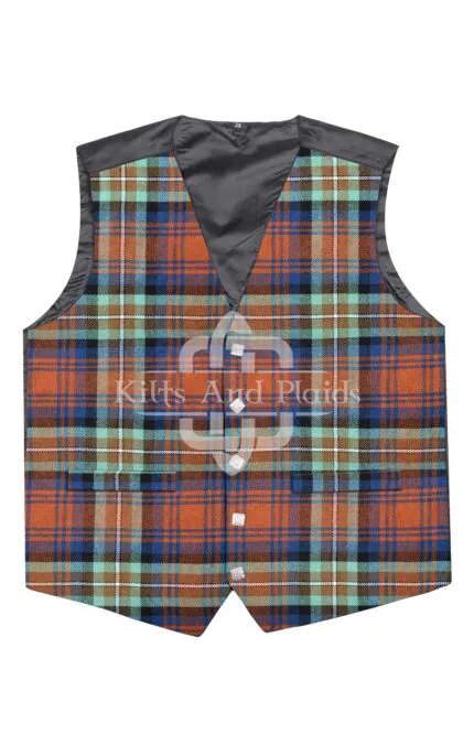 Irn-Bru Tartan Argyll Vest