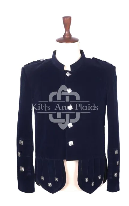 Navy Velvet Kenmore Doublet Jacket