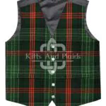 Rose Hunting Modern Tartan Argyll Vest