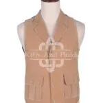 Tan Velvet Waistcoat