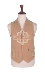 Tan Velvet Waistcoat