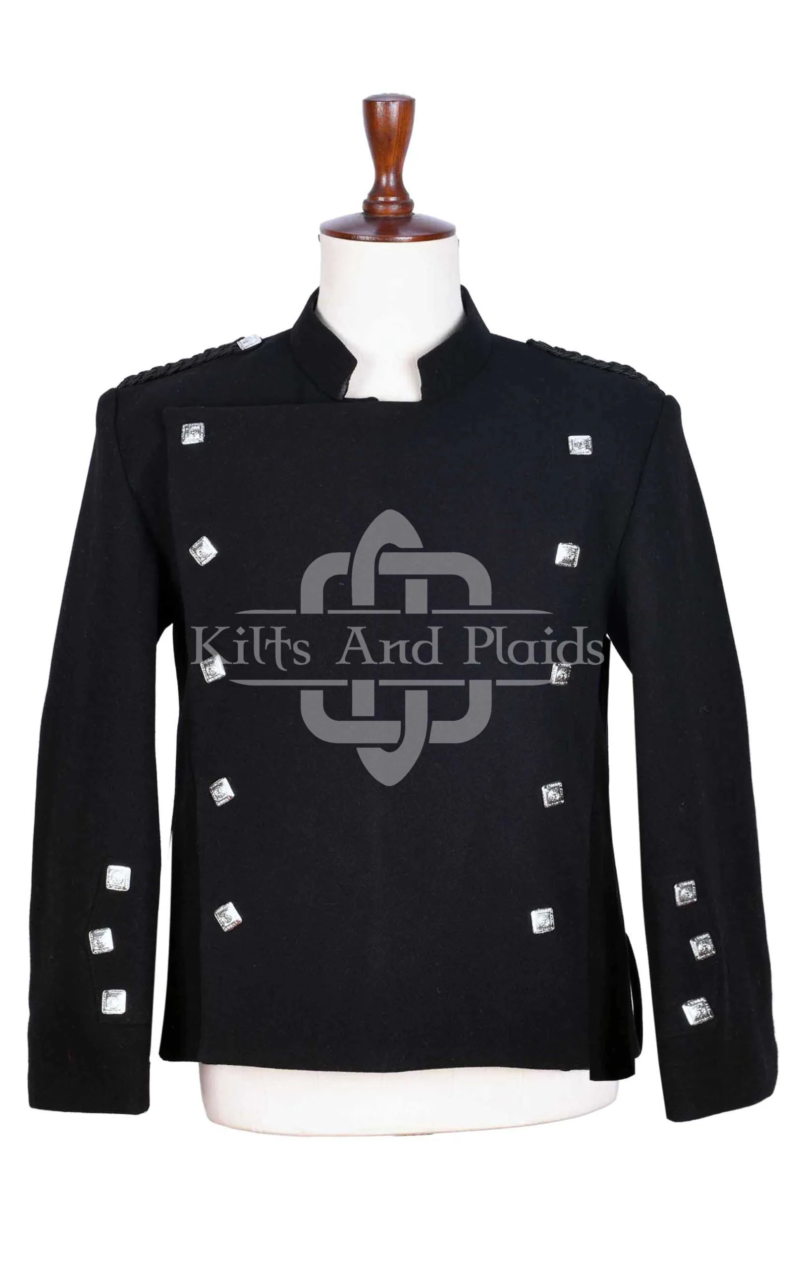 Black Wool Montrose Doublet Jacket