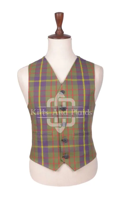 Cameron Hunting Ancient Tartan Argyll Waistcoat