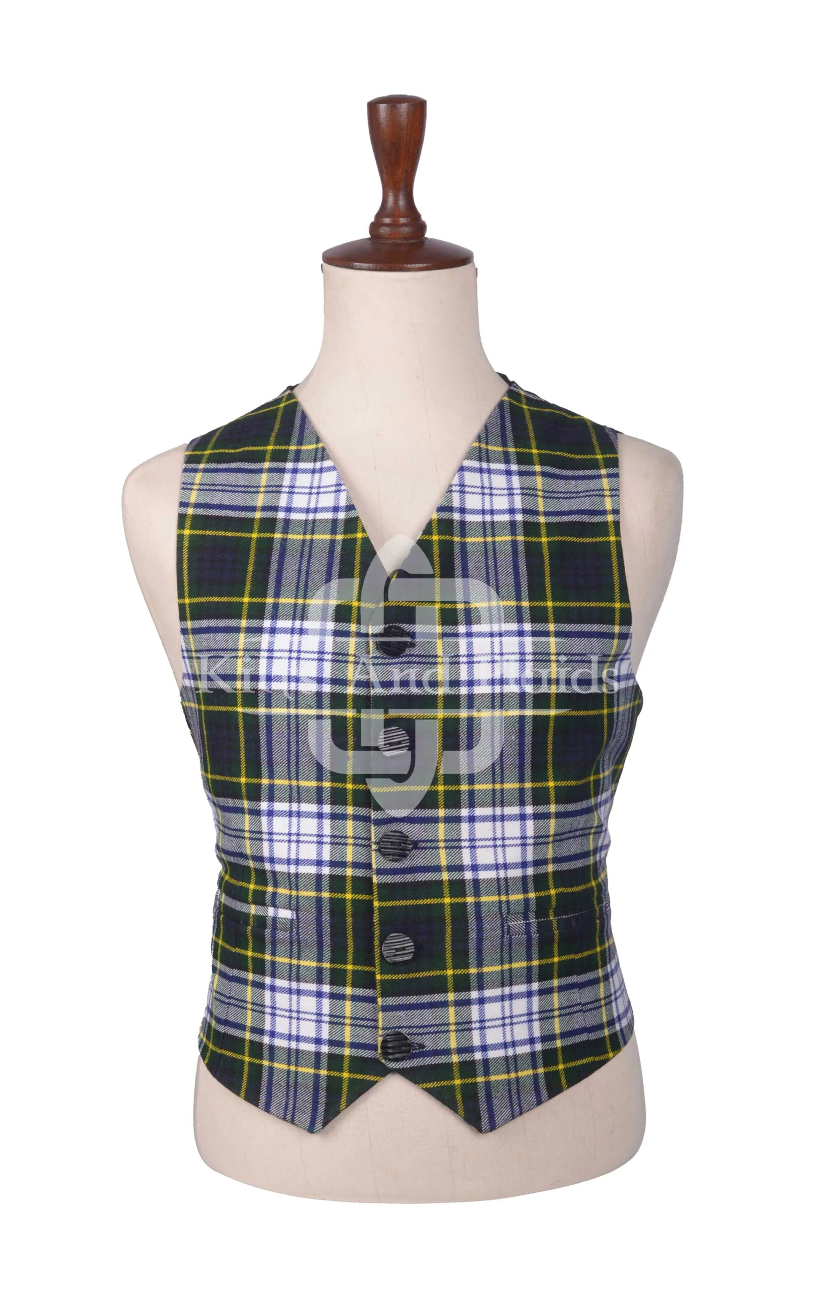 Gordon Dress Tartan Argyll Waistcoat